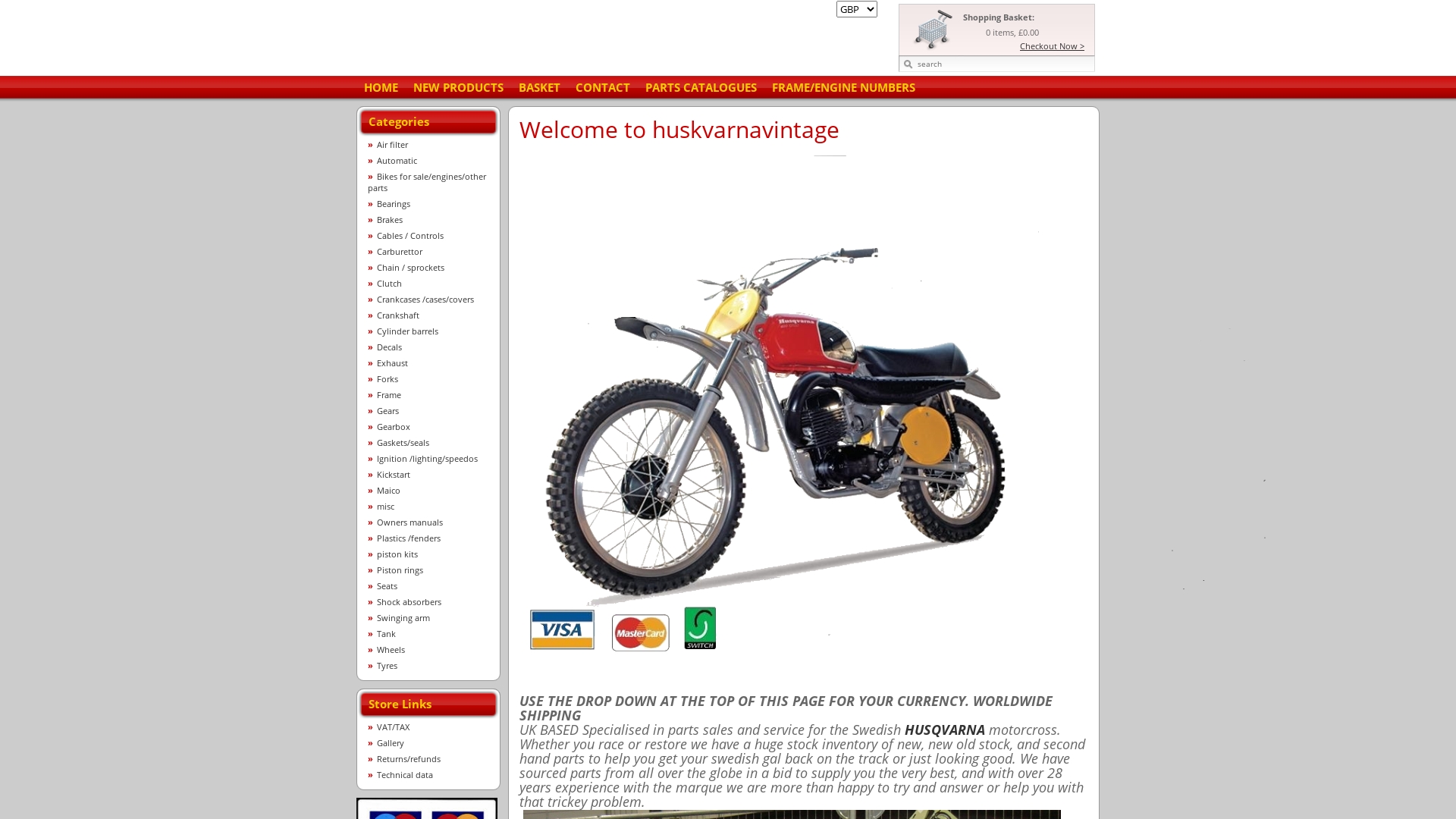 Husqvarna air box 1979 to 1982