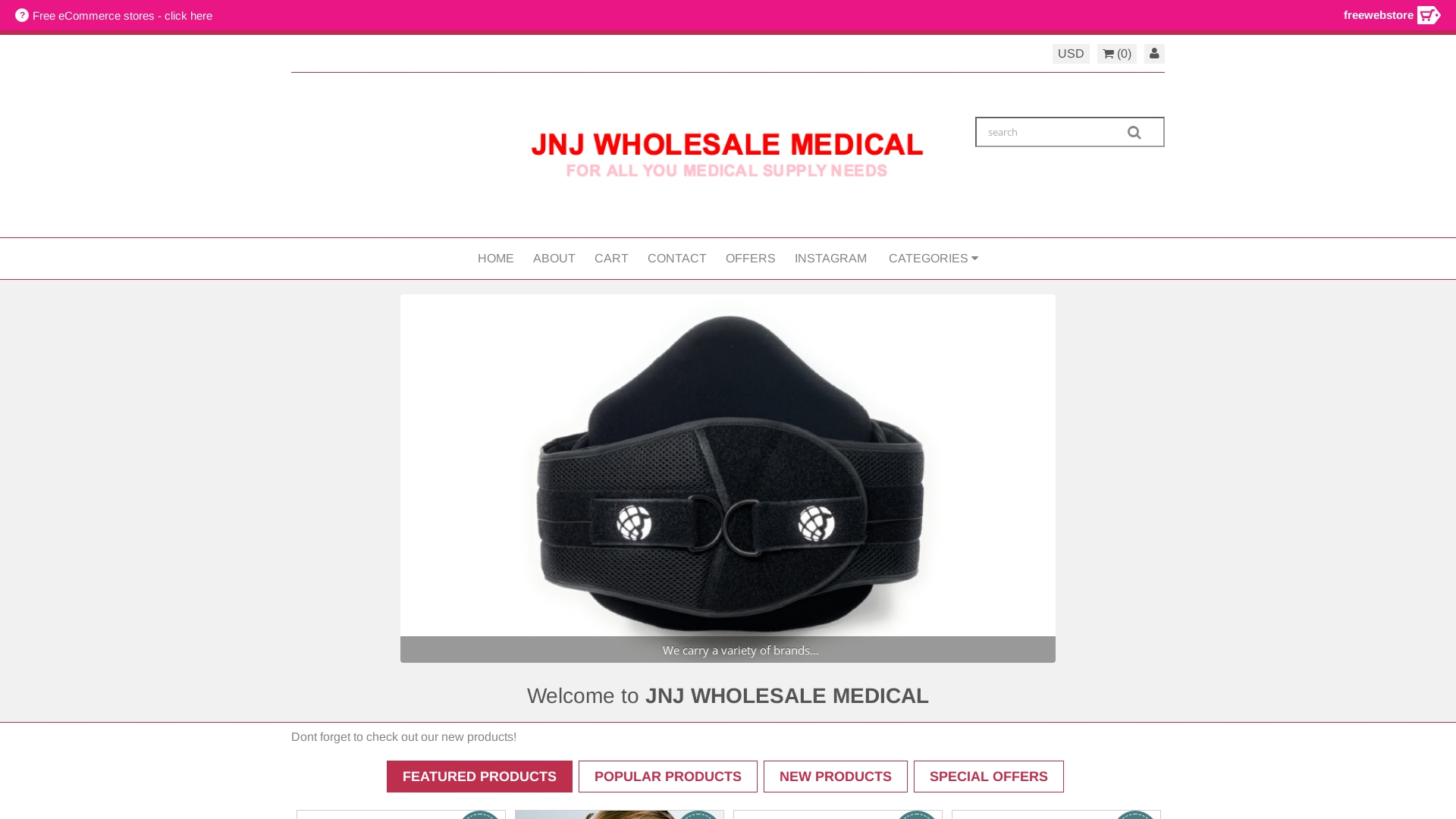 JNJ Wholesale Medical Supplies