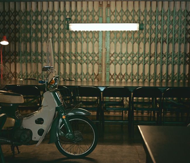 Motorcycles, parts and tools under one roof