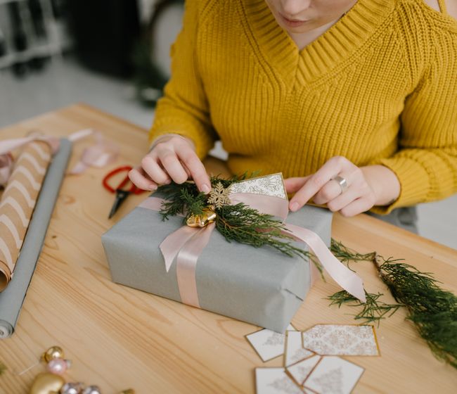Ribbons, rosettes and buttons made your way