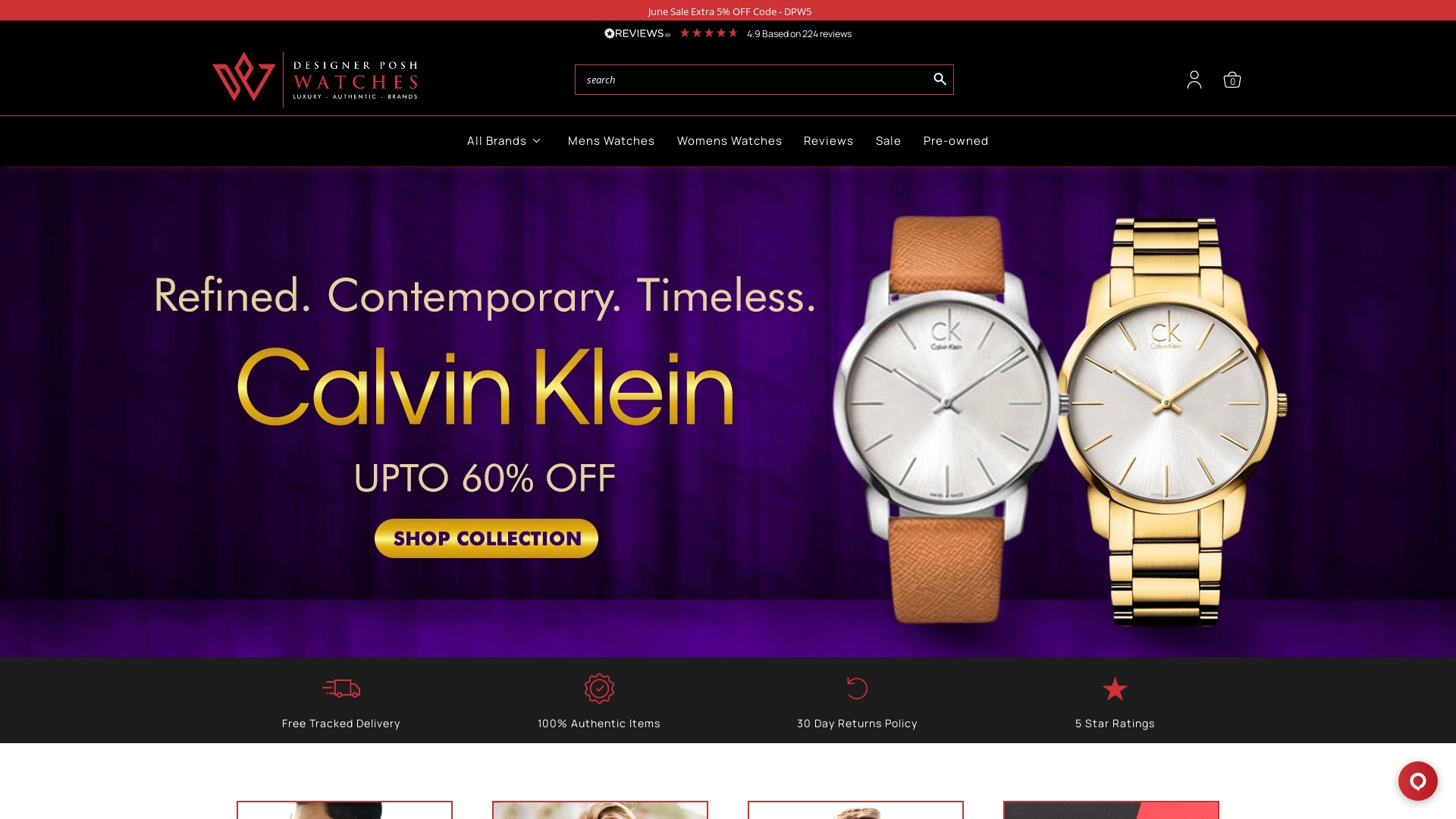 Luxury Designer Watches for Men and Women, Designer Watch Sale UK