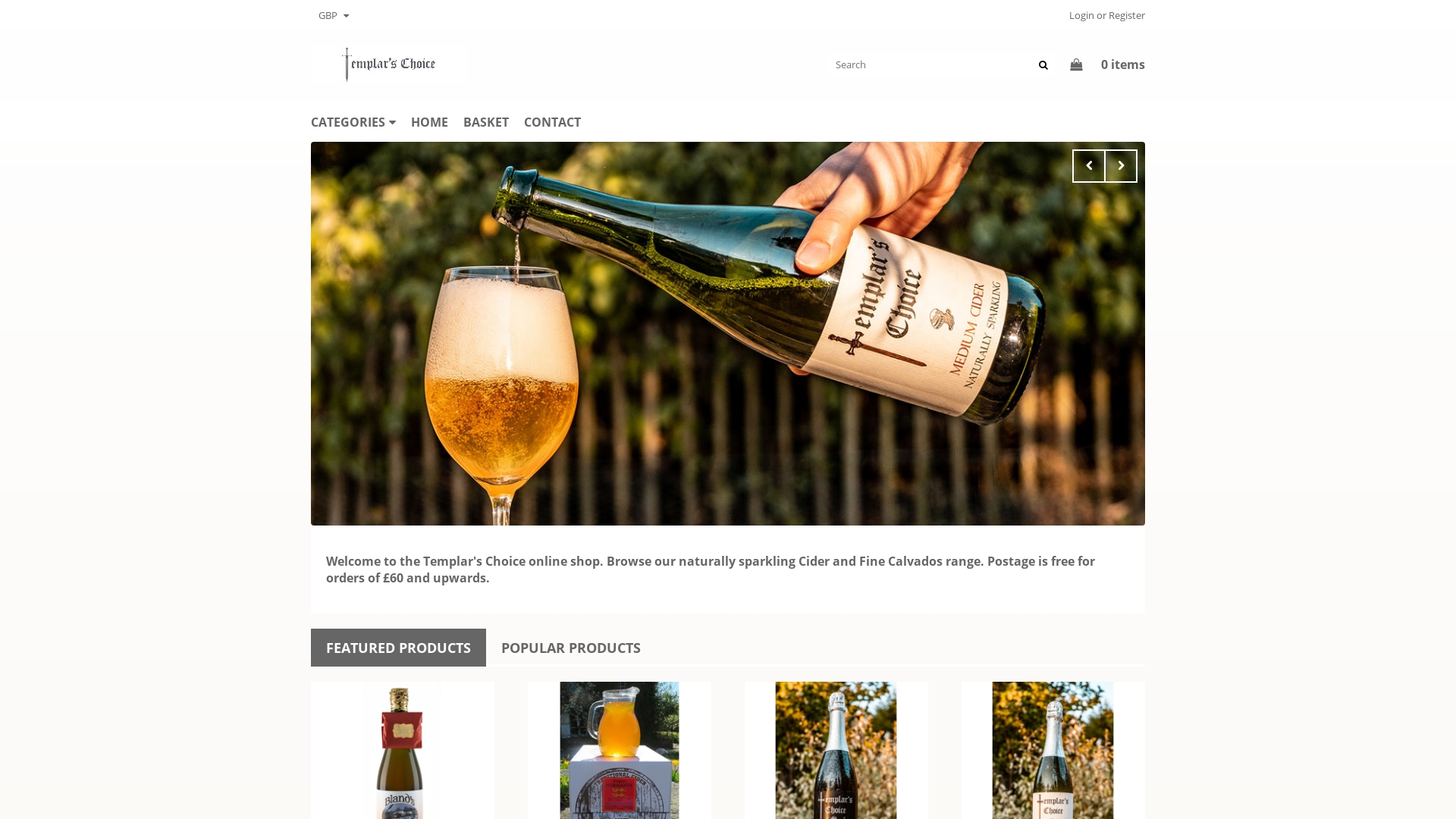 Cider Sorted by name