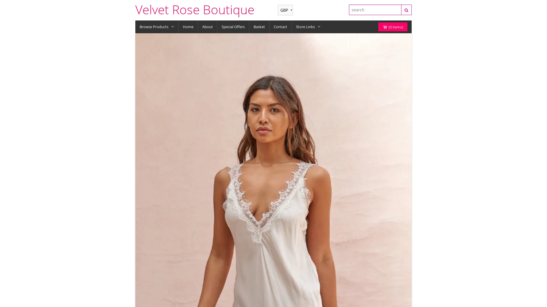 Aria Velvet Mockneck Tee, Roses main image 1