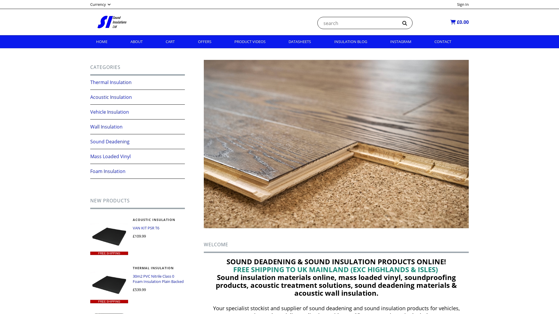 Sound Insulations Ltd | Sound Insulation Supplier
