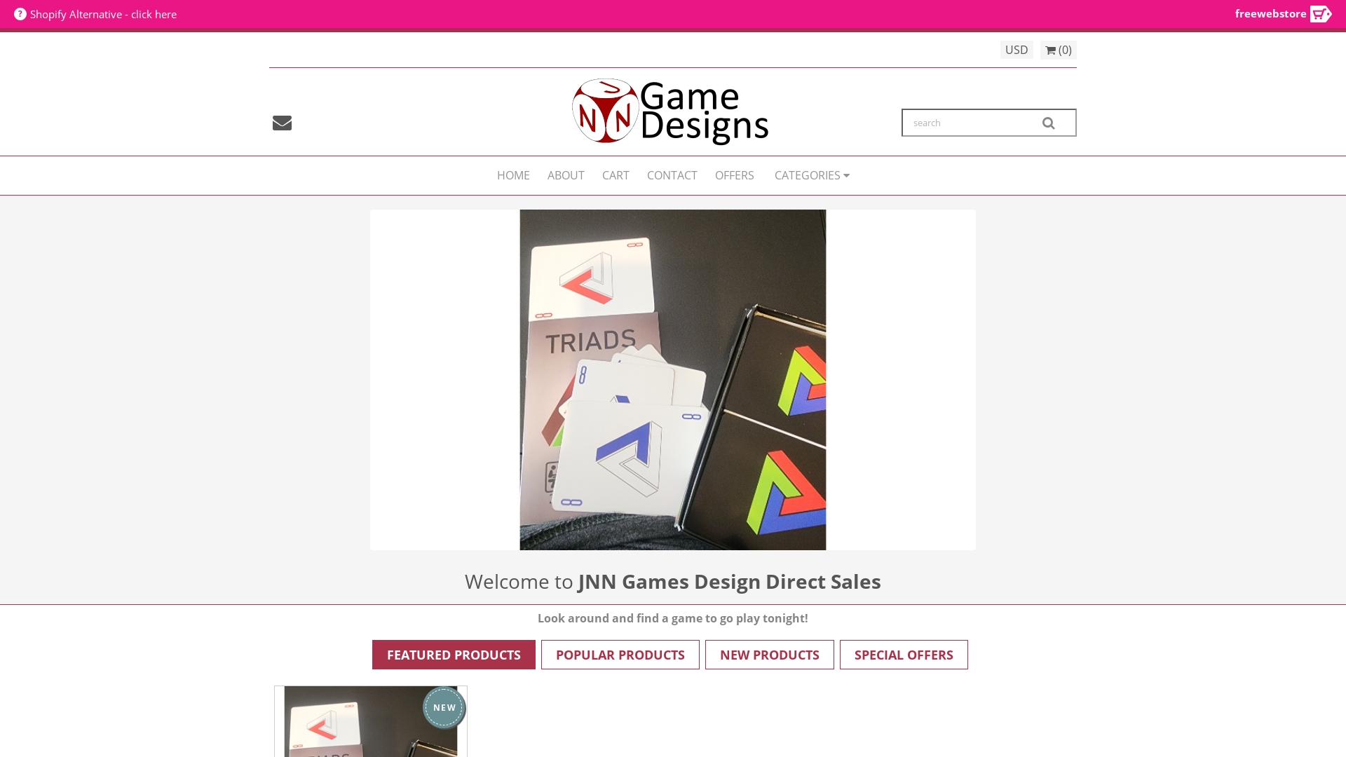 JNN Games Design Direct Sales